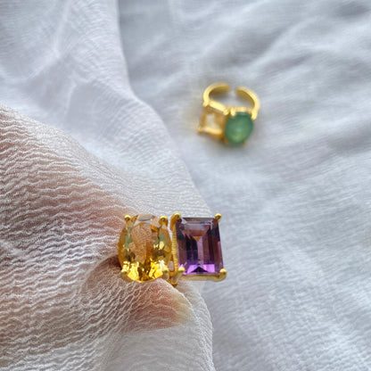 Dual Radiance Amethyst & Citrine Ring
