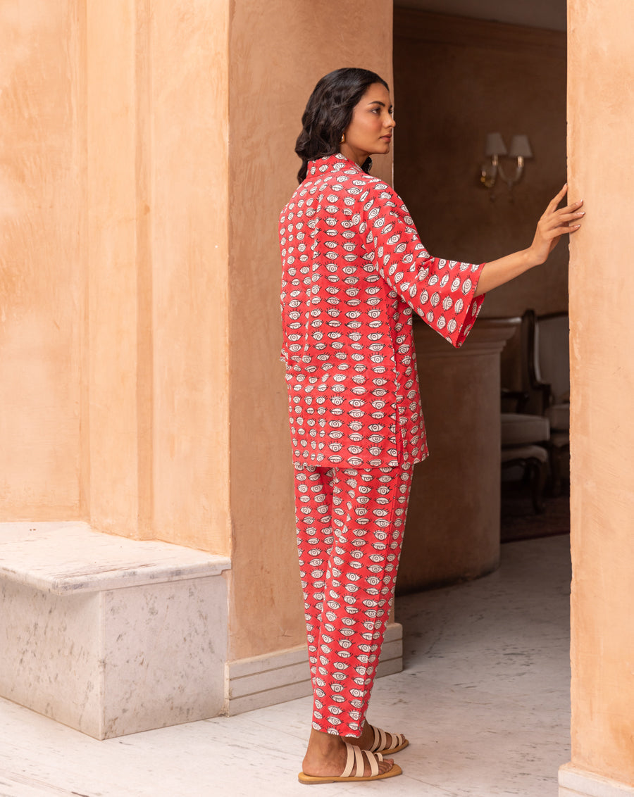 Nazar Battu Cotton Co-ord Set