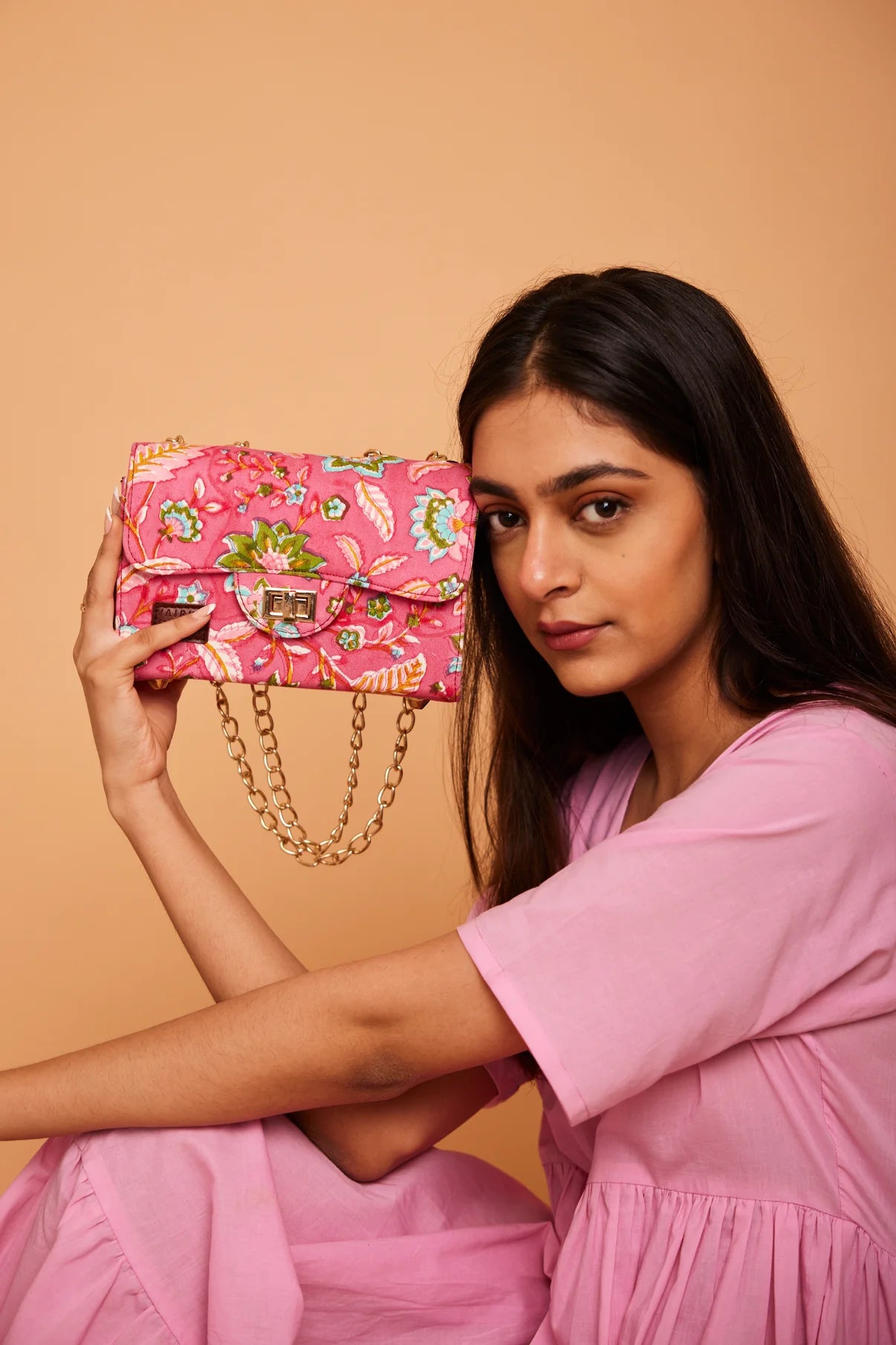 Pink Blush Satchel Bag