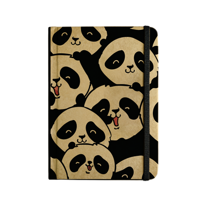 Seeking Panda - A5 Hardcover Handcrafted Diary | Notebook