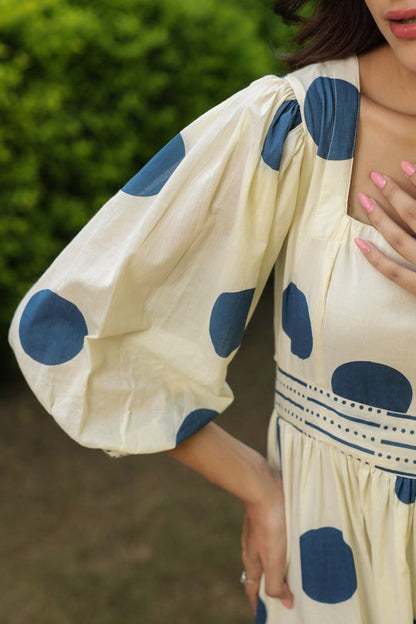 Polka Dots Printed Dress