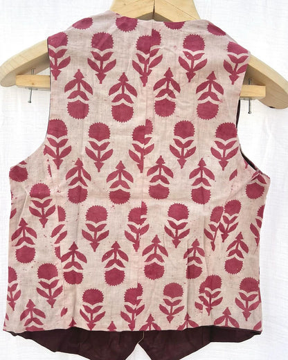 Pink Printed Vest Top