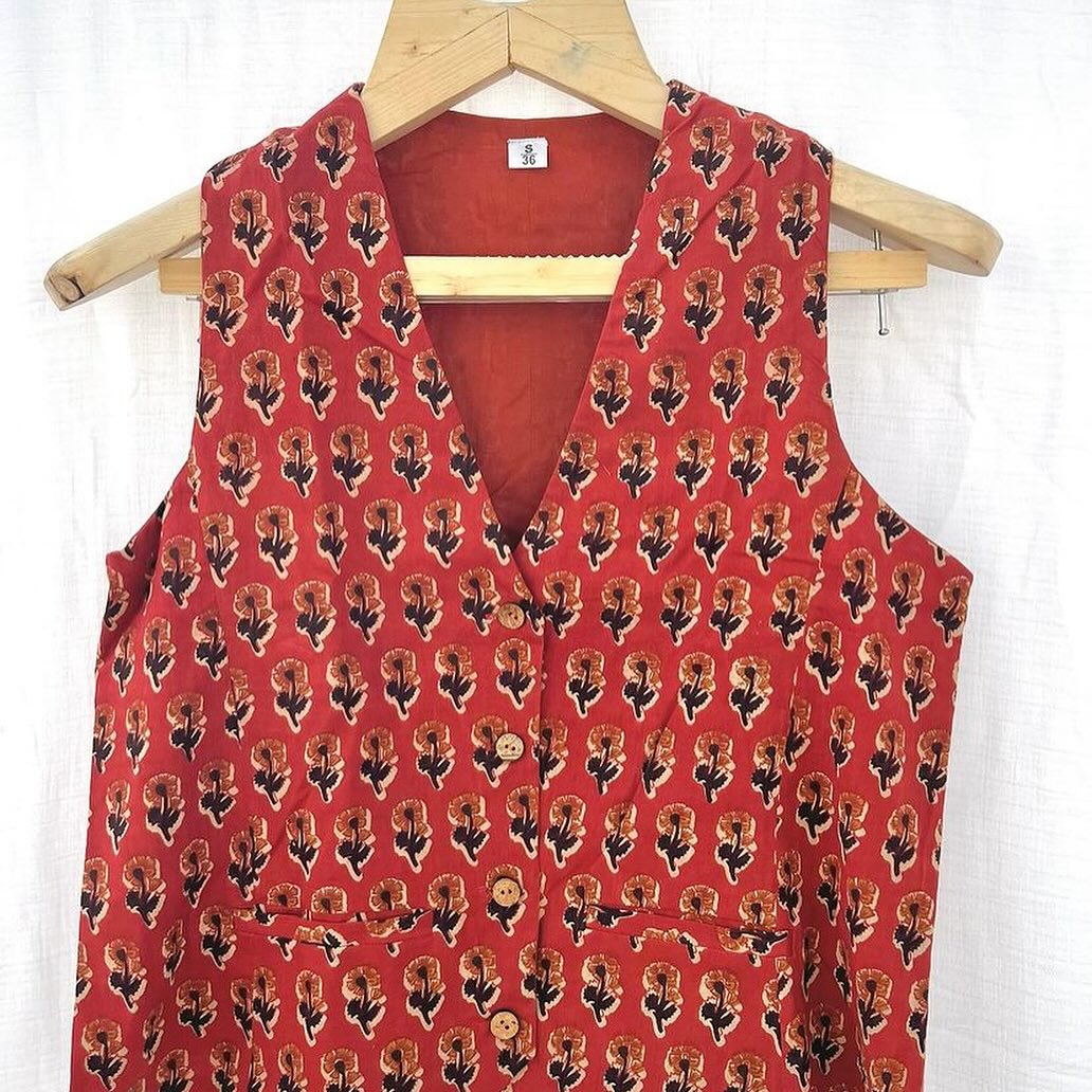 Red Sunflower Vest Top