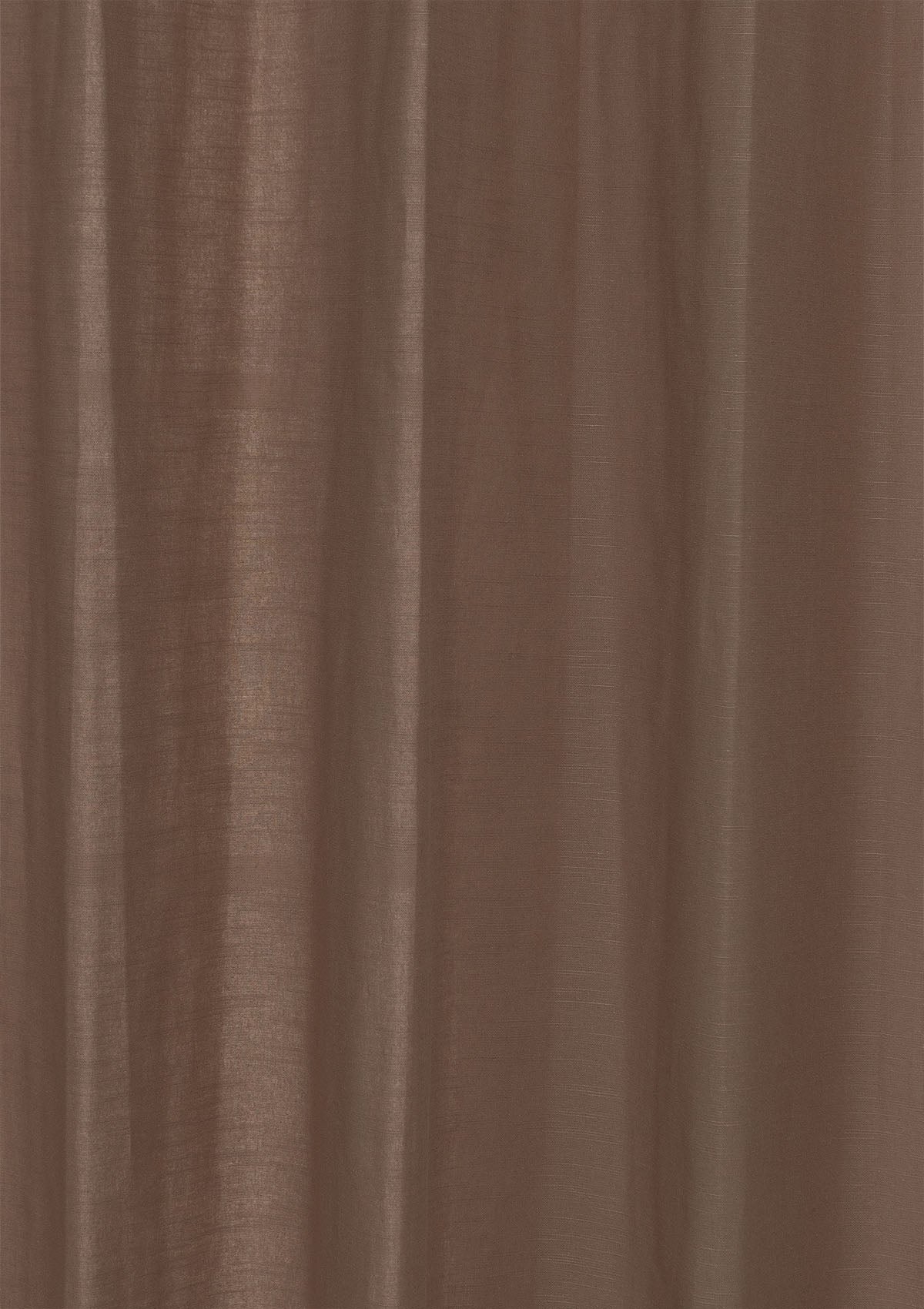 Room Darkening - Solid Chocolate Brown Cotton Plain Curtain