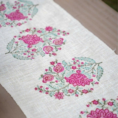 Blush Bloom Table Runner
