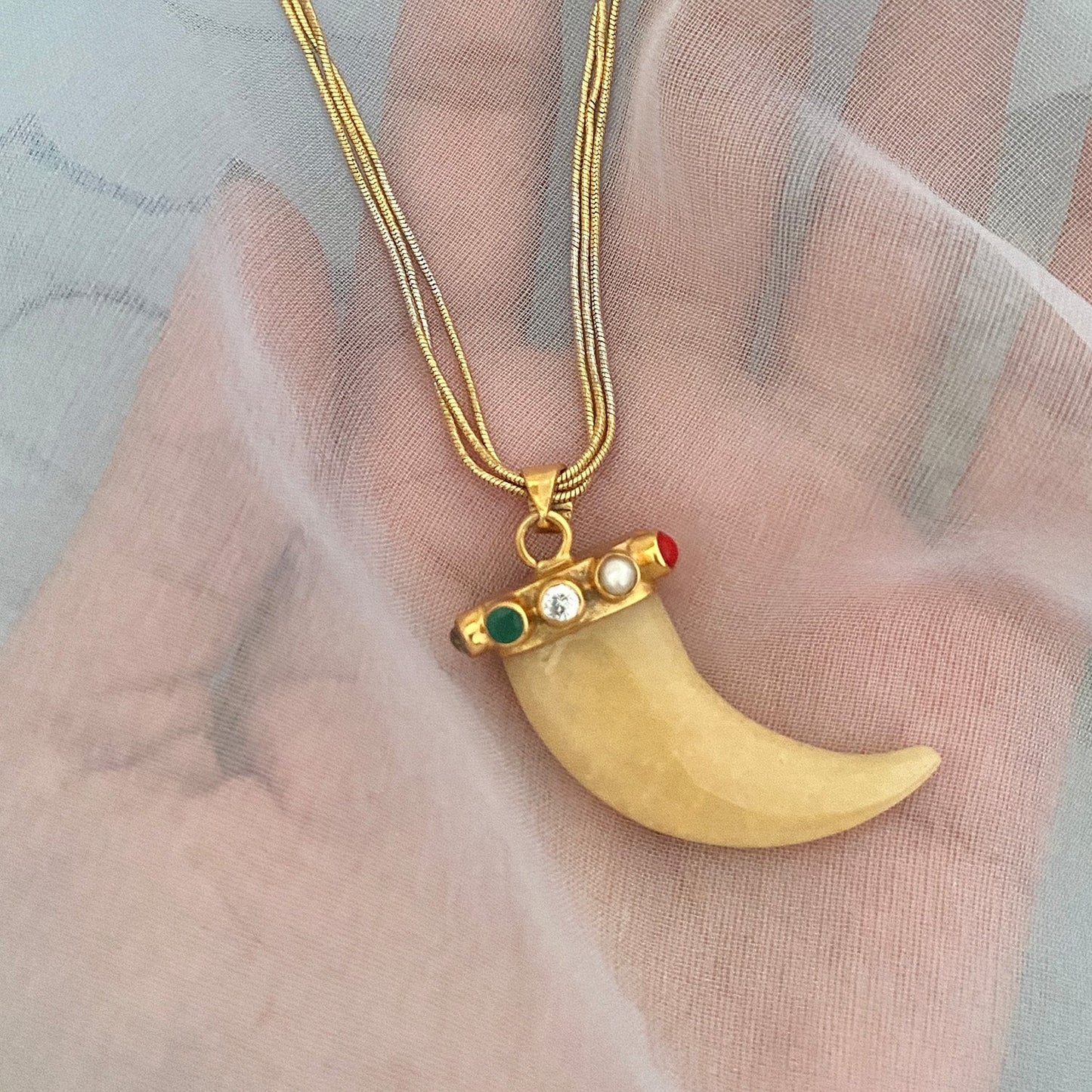 Narasimha Gemstone Pendant
