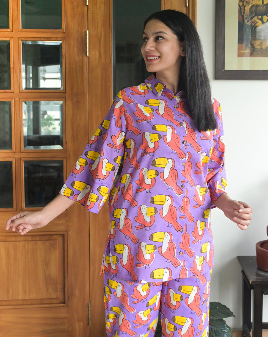 Toucan Cotton Co-ord Set