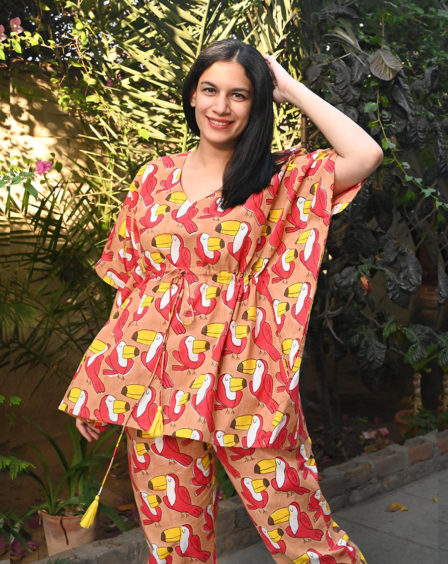 Toucan Original Chill Jams Cotton Co-ord Set
