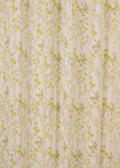 Room Darkening - Tulip Garden Cotton Cloral Curtain