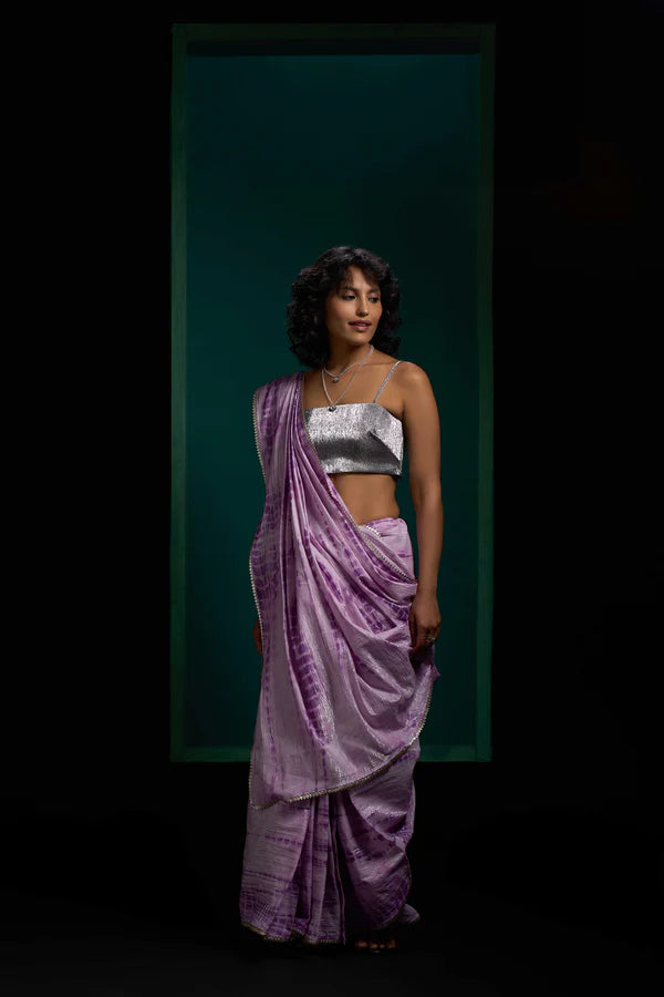 Peony Twin Tie Dye Saree