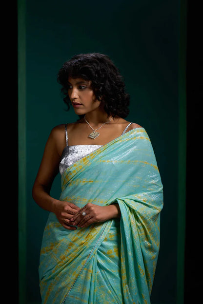 Peony Twin Tie Dye Saree