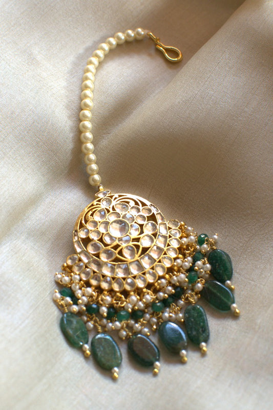 Bridal Mangtika Green