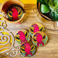 Pihu - Round Wooden Coasters Set of 6
