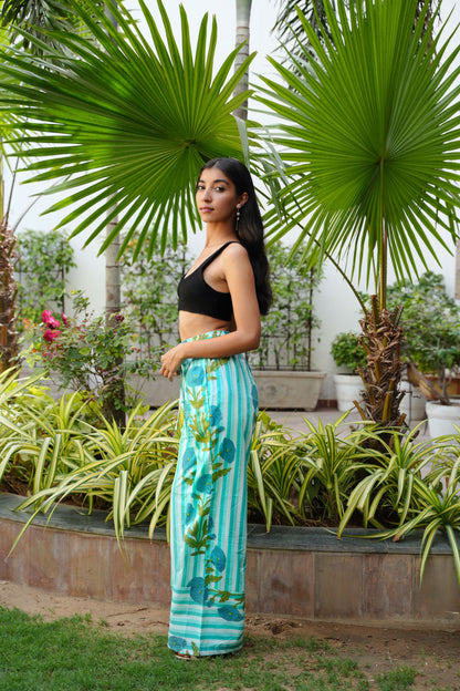 Sunrise Aqua Blue Trousers