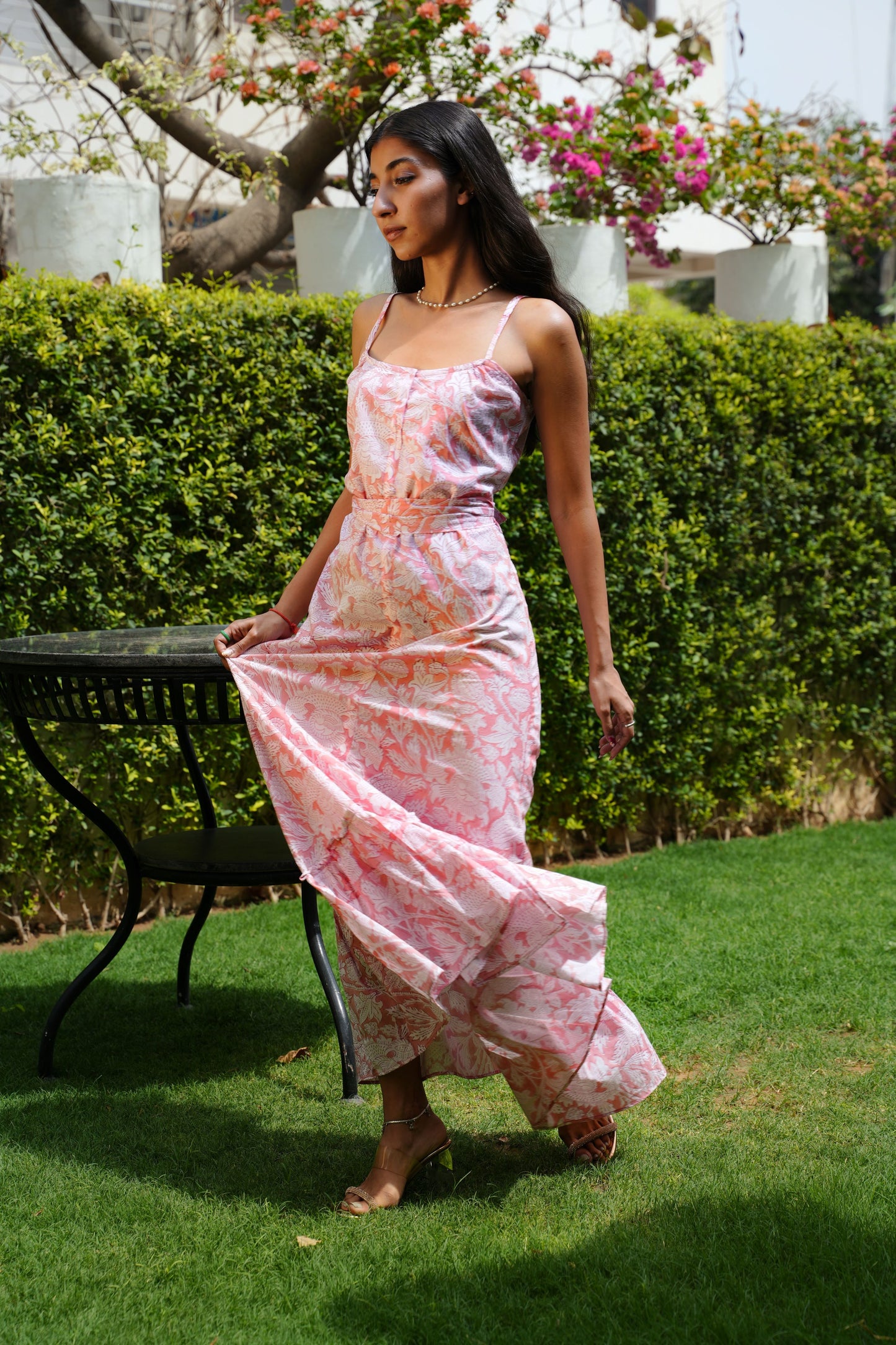 Iris Pink Maxi Dress