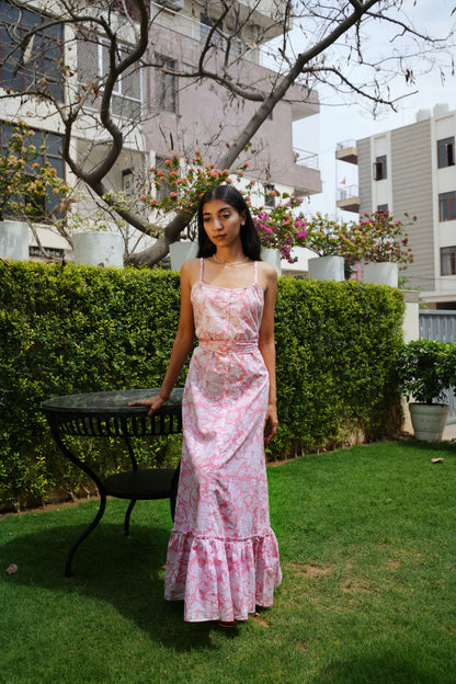 Iris Pink Maxi Dress