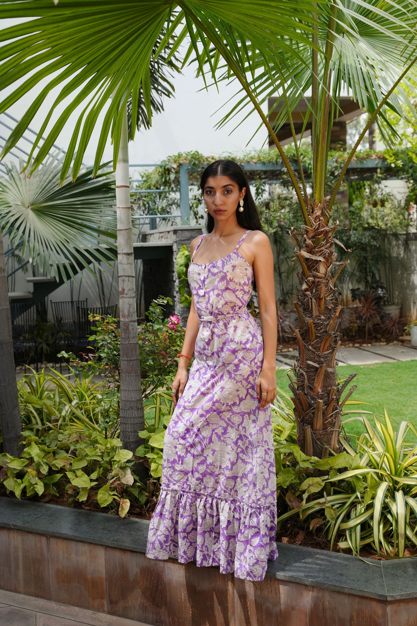 Iris Purple Maxi Dress