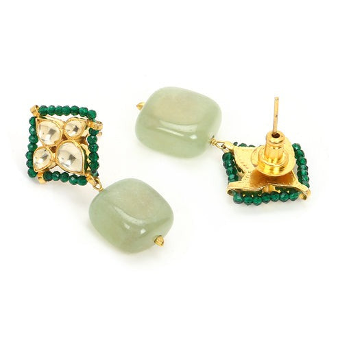 Reshami Polki Choker/Bracelet Set Green