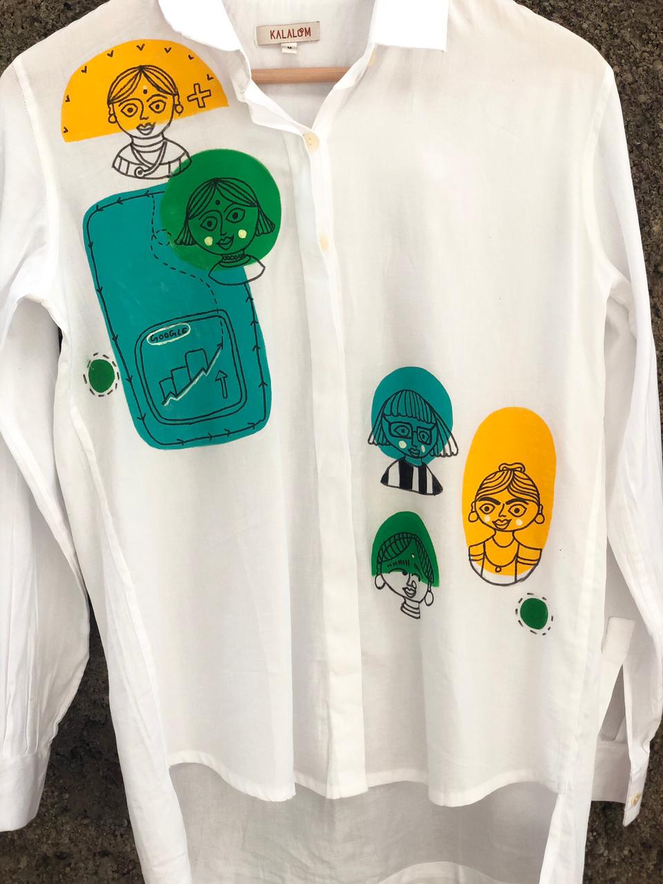 Chulbuli Patch Sisters Cotton Shirt