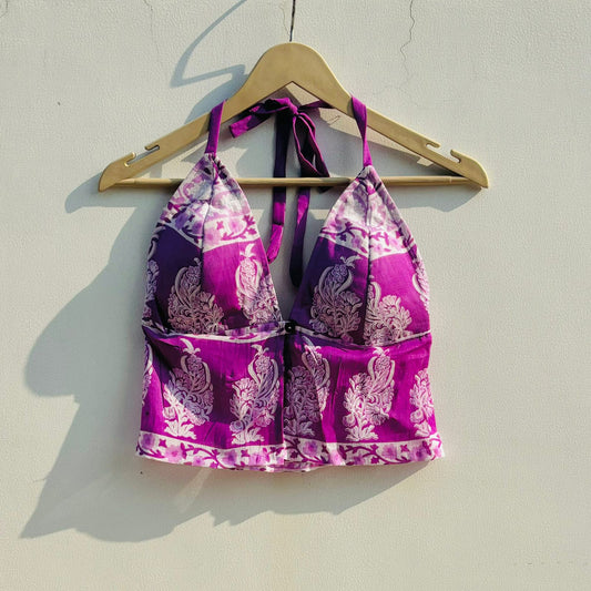 Lavender Butti Top with Removable Pad