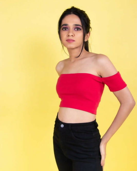 Rojo Lia Tube Top