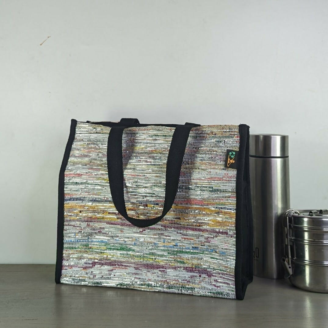 Upcycled Handwoven: The Lunch Bag