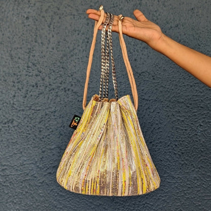 Upcycled Handwoven: Girija Potli Sling