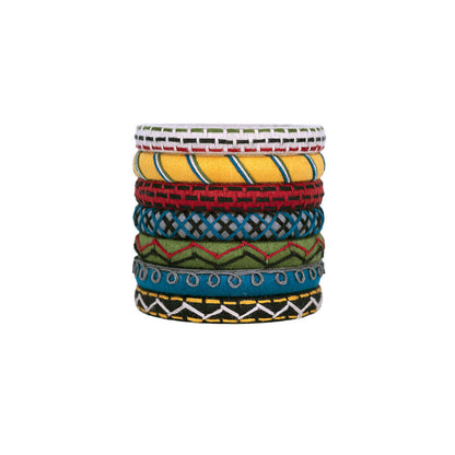 Mandira Threadwork Multicolor Bangle Set