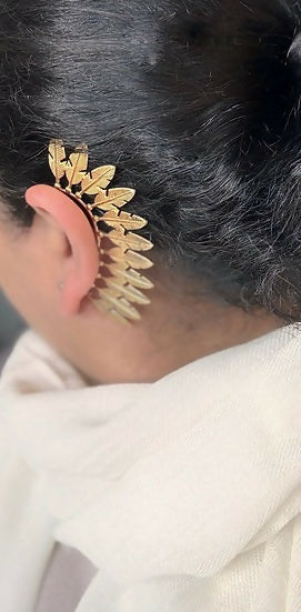 Komorebi Brass Earcuffs