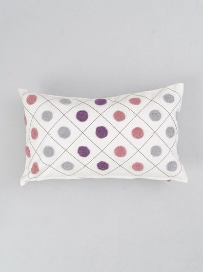 Dainty Dots Printed 100% Cotton Cushion Cover