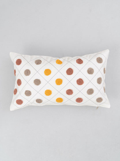 Dainty Dots Printed 100% Cotton Cushion Cover