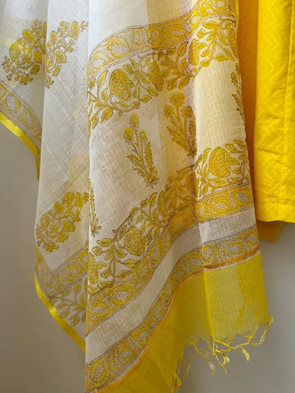 Kesar Mul Set (With Dupatta)