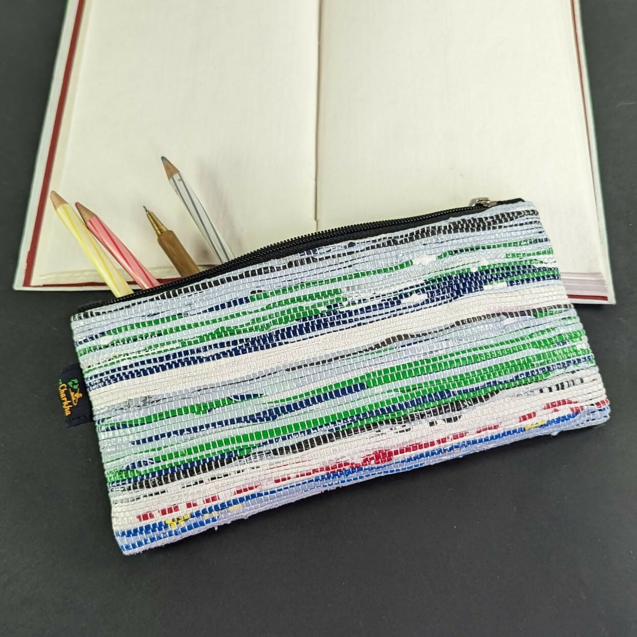 Upcycled Handwoven: Pencil Pouch