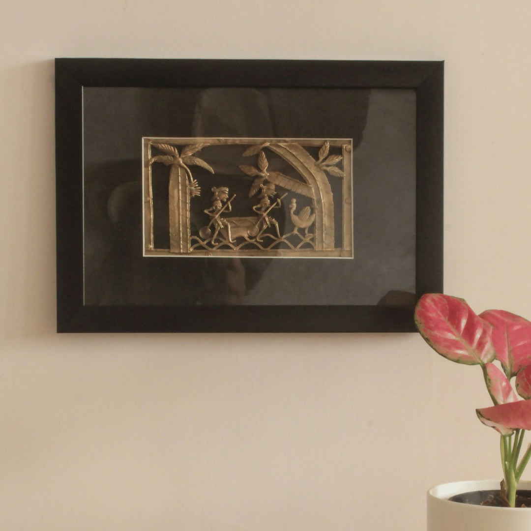 Atrangi Dhokra Wall Frame