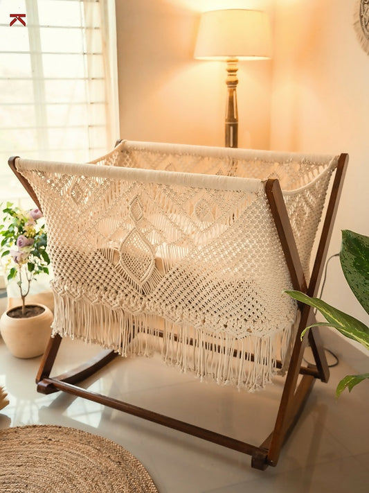 Handcrafted Wooden Baby Paalna Cradle