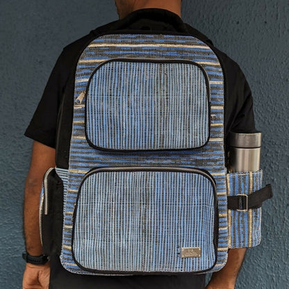 Upcycled Handwoven: The Commuter Backpack