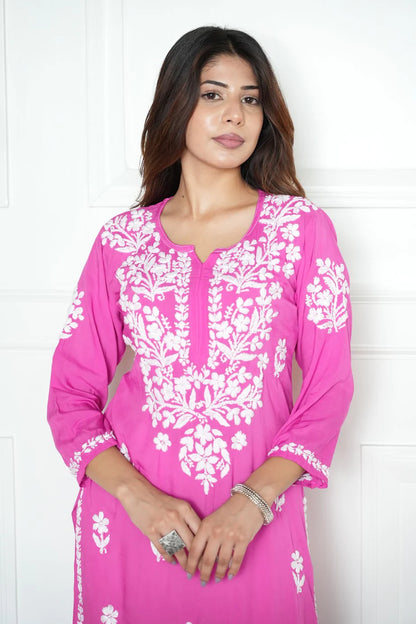 Gul Modal Chikankari Kurti