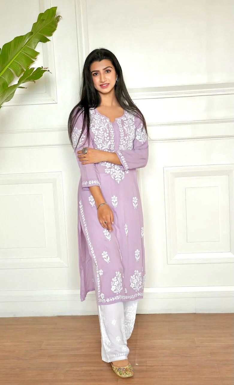 Gul Modal Chikankari Kurti