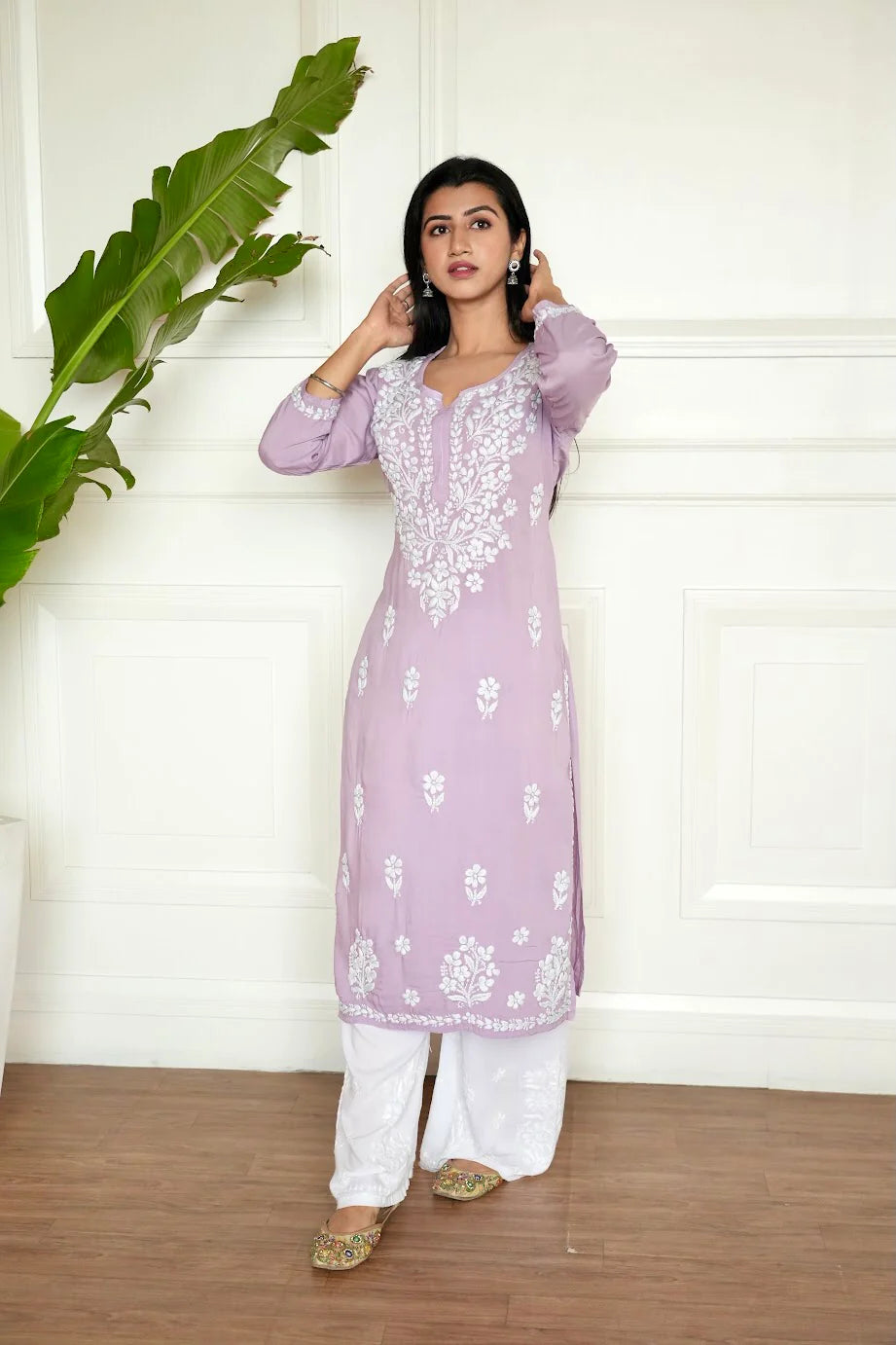 Gul Modal Chikankari Kurti