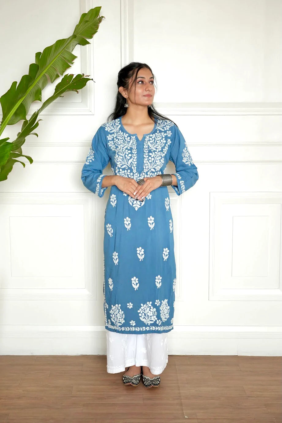 Gul Modal Chikankari Kurti