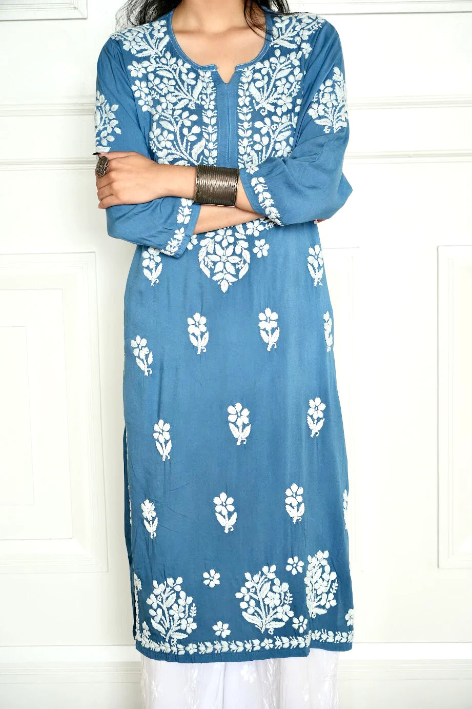 Gul Modal Chikankari Kurti