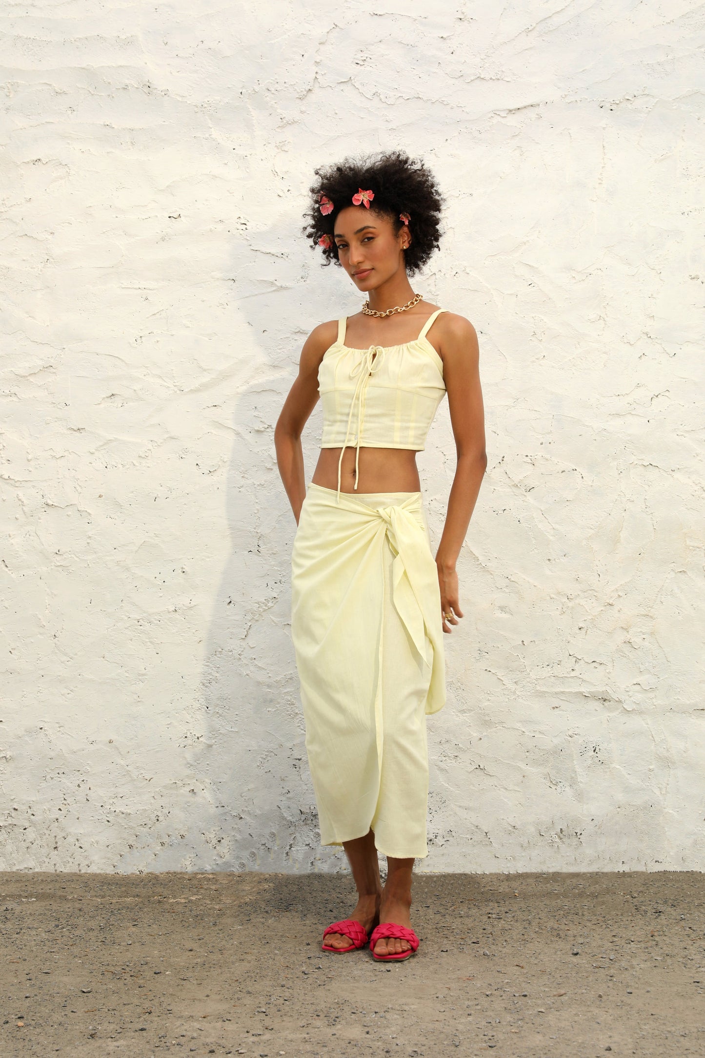 Yellow Mellow Beach Skirt