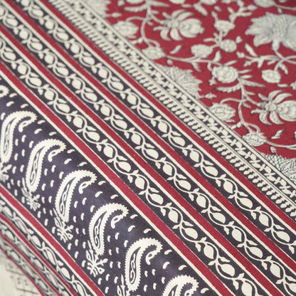 Kalamkari Red - Bedsheet (108x108 Inches)