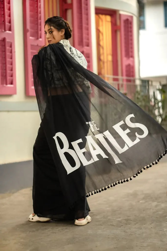 The Beatles Saree