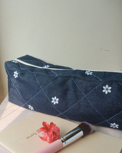 Daisy Hair Tools Puffy Denim Bag