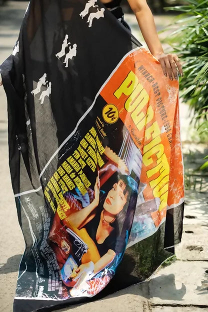 Pulp Fiction Saree