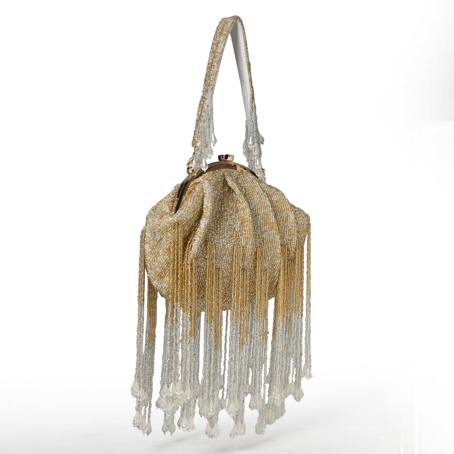 Golden Silver Fusion Batua Bag