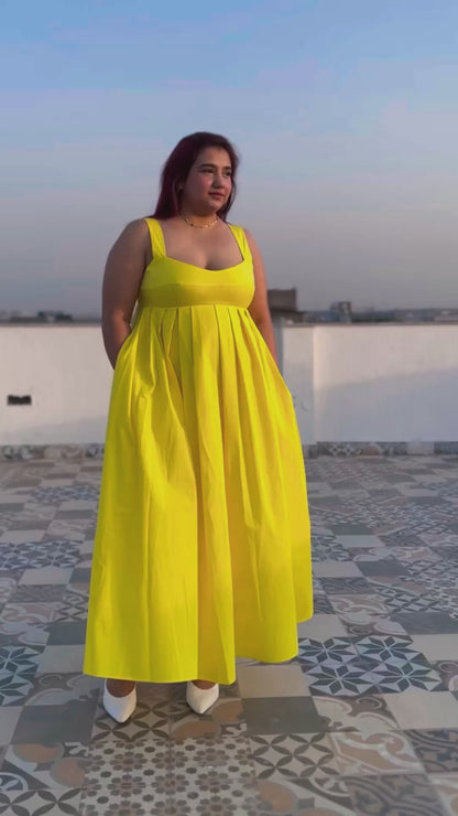 Yellow Mama Mia Dress