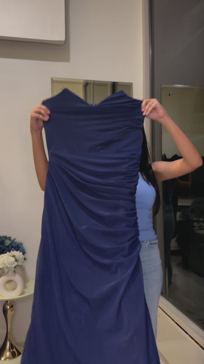 Navy Blue Prom Dress