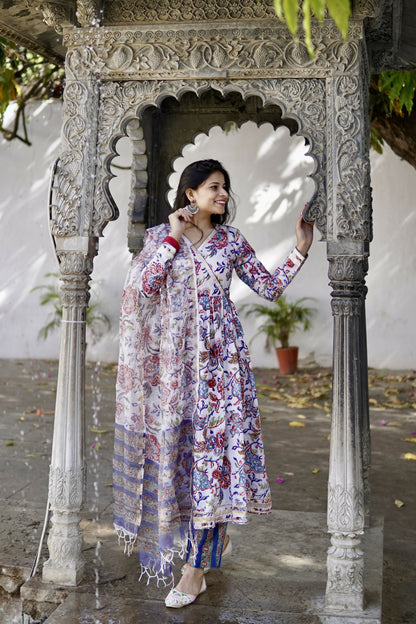 Kishori Angrakha Anarkali Suit